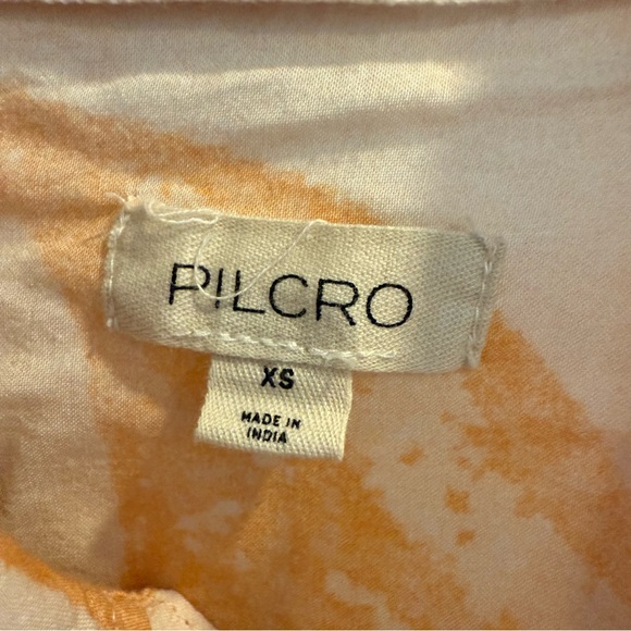 Anthropologie Pilcro Womens Boho Raw Hem Oversized Airy Button Down Shirt - Picture 5 of 7